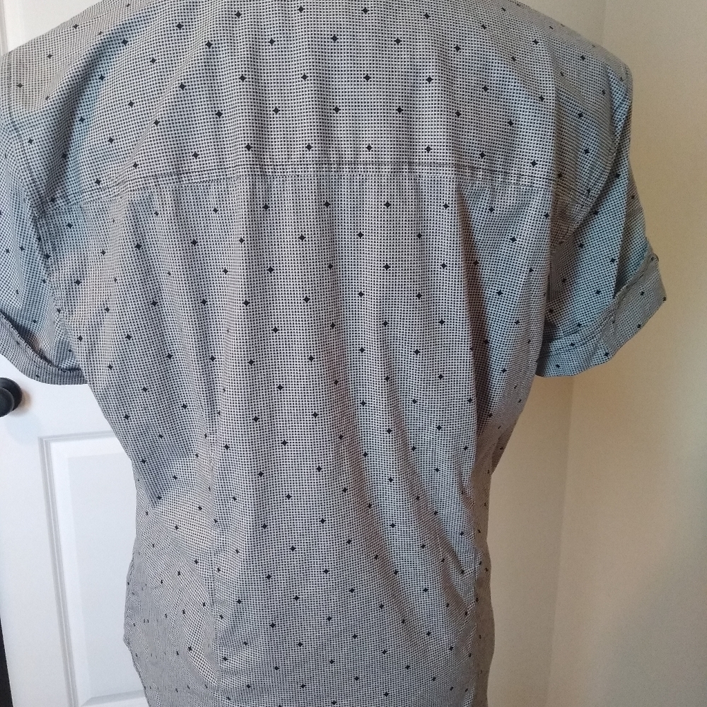 Liz Claiborne career wear L top short sleeve - Picture 5 of 5